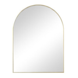 Melody Maison Gold Arched Wall Mirror 80Cm X 60Cm - thumbnail 9