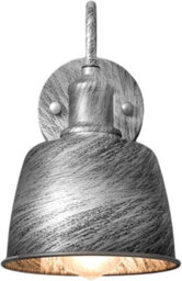Fixed Matt Brushed Silver Mains-Powered Led Outdoor Lantern On/off Wall Light - thumbnail 3