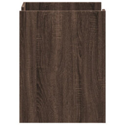 Berkfield Bedside Cabinet Brown Oak 45X50X65 Cm Engineered Wood - thumbnail 5