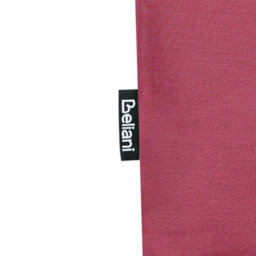 Beliani Duvet Cover Set Parkrose 150 X 200 Cm Sateen Cotton Burgundy - thumbnail 8
