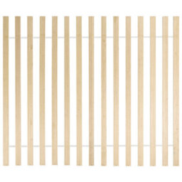 Beliani Bed Pine Wood Brunemont 160 X 200 Cm (Eu King Size) Light Brown - thumbnail 8