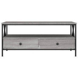 Berkfield Durable Coffee Table Grey Sonoma 100X51X45 Cm Engineered Wood - thumbnail 6