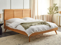 Beliani Bed Istres 180 X 200 Cm (Eu Super King) Natural Ash Wood - thumbnail 2