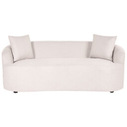 Beliani Modern Sofa Amal Fabric Light Beige - thumbnail 1
