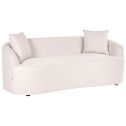 Beliani Modern Sofa Amal Fabric Light Beige - thumbnail 4