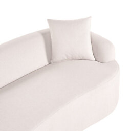 Beliani Modern Sofa Amal Fabric Light Beige - thumbnail 7