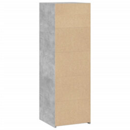 Berkfield Highboard Concrete Grey 40X41X124 Cm Engineered Wood - thumbnail 6