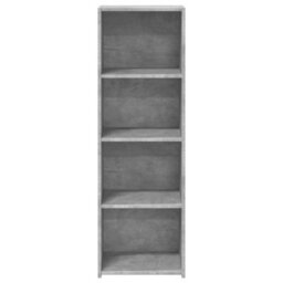 Berkfield Highboard Concrete Grey 40X41X124 Cm Engineered Wood - thumbnail 4