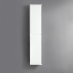 Homestylestore 1500mm White Wall Mounted Waterproof Bathroom Storage Cabinet - thumbnail 1