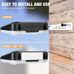 Solar Powered Door Fence Wall Lights Led Outdoor Garden Patio Decorative Lamp 4Pcs - thumbnail 3