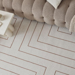 The Rugs Carmel Cream/terra Geometric Design Area Rug And Runner Non Shedding, Stain Resistant, Soft - thumbnail 7