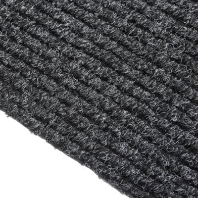 Berkfield Modern Dirt Trapper Carpet Runner 100X500 Cm Anthracite - image 1