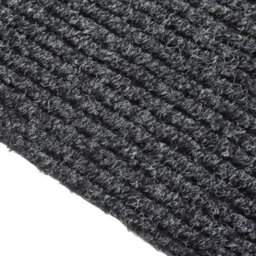Berkfield Modern Dirt Trapper Carpet Runner 100X500 Cm Anthracite - thumbnail 1