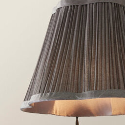 Valuelights Loralei Grey Pleated Faux Silk 3 Drop Cluster Matte Black Ceiling Pendant Light - thumbnail 4