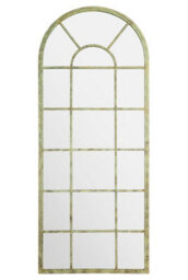 Mirroroutlet The Dorset Green Country Metal Framed Arched Leaner Wall Mirror 159Cm X 66Cm - thumbnail 2