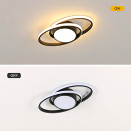 Pheashine White Round Led Ceiling Light 39W 3000K Warm Modern Design - thumbnail 3