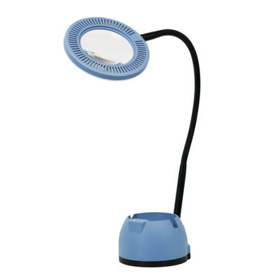 Purelite Volt Led Magnifying Table Lamp 2X Lens 450 Lumens Phone Stand And Usb Port - image 1
