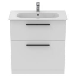 Ideal Standard I.life A Standard Matt White Freestanding Bathroom Vanity Unit (H) 853mm (W) 800mm - thumbnail 4