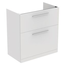Ideal Standard I.life A Standard Matt White Freestanding Bathroom Vanity Unit (H) 853mm (W) 800mm - thumbnail 2