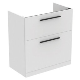 Ideal Standard I.life A Standard Matt White Freestanding Bathroom Vanity Unit (H) 853mm (W) 800mm - thumbnail 1
