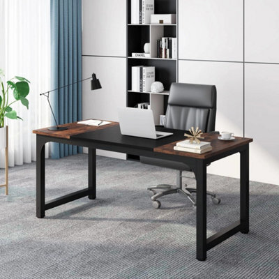 Modern Computer Desk, 63 X 31.5 Inch Large Office Desk Computer Table - image 1