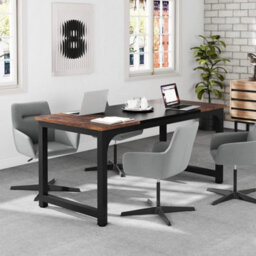 Modern Computer Desk, 63 X 31.5 Inch Large Office Desk Computer Table - thumbnail 3