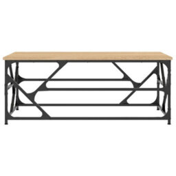 Berkfield Industrial Coffee Table Sonoma Oak 100X50X40 Cm Engineered Wood - thumbnail 4