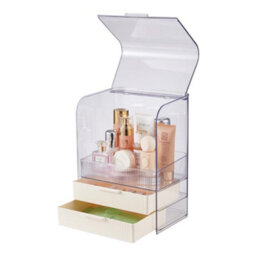 Living And Home 3-Tier Transparent Cosmetics Storage Organizer - thumbnail 2