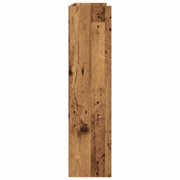 Berkfield Elegant Shoe Rack Old Wood 80X25X100 Cm Engineered Wood - thumbnail 5