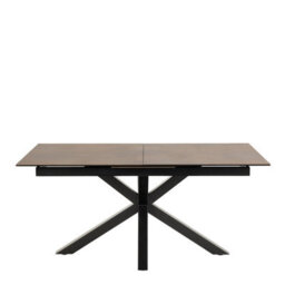 Furniture To Go Heaven Extendable Dining Table With Ceramic Rusty Brown (L) 210Cm Seats Up To 6 - thumbnail 2