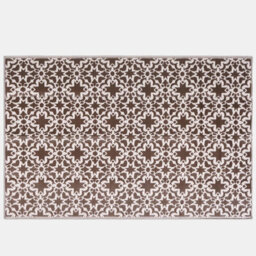 Ohs Tiles Print Reversible Outdoor Garden Rug Waterproof Area Floor Mat - thumbnail 3