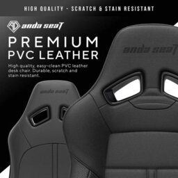 Xample Anda Seat Dark Demon Dragon Gaming Chair, Duraxtra Pvc Leather, 3D Armrests, 160 Degree Recline, Memory Foam Cushions, Black - thumbnail 8