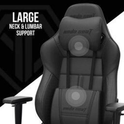 Xample Anda Seat Dark Demon Dragon Gaming Chair, Duraxtra Pvc Leather, 3D Armrests, 160 Degree Recline, Memory Foam Cushions, Black - thumbnail 7