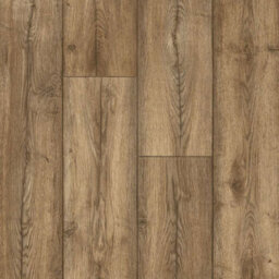 Brown Beige Wood Effect Anti-Slip Vinyl Sheet For Dining Room, Living Room, & Hallway 7M X 4M (28M²) - thumbnail 3
