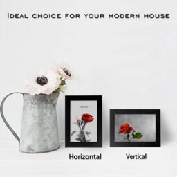 Pack Of 10 Photo Frame 6X4 Black Picture Frames Wall Mount Certificate Frames Uk - thumbnail 2