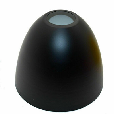 Black 15Cm Metal Lamp Shade Modern Ceiling Pendant Light, Easy Fit E27 For Kitchen, Bedroom & Living Room - image 1