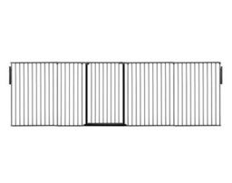 Bettacare Premium Extra Tall Multi Panel Flexible Dog Barrier, Up To 344Cm Wide, Black, 105Cm Tall - thumbnail 5