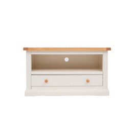 Cabinet Bits Castelli Off White 1 Drawer Tv Cabinet Wood Knob - thumbnail 1