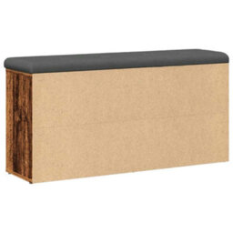 Walplus Shoe Bench Old Wood 102X32X50 Cm Engineered Wood - thumbnail 6