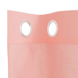 Walplus Voile Curtains With Grommets 2 Pcs Pink 140X260 Cm - thumbnail 5