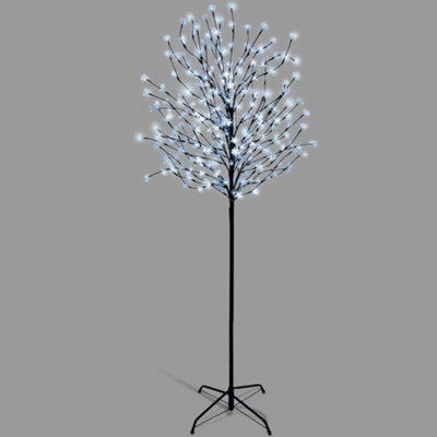 Netta 5Ft Cherry Blossom Tree With 250 Led Lights, Suitable For Indoor And Outdoor Use - Cool White - image 1