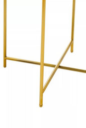 Orsina Black Top Side Table, Contrasting Materials Of Side Tables By Couch, Durable And Easy To Care Corner Table - thumbnail 4