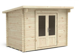 Forest Garden Harwood 3.0M X 2.0M Log Cabin - Pent Roof, 24Kg Felt No Underlay - thumbnail 2