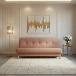 Enduro Iii Sofa Bed For Living Room Polyurethane Foam Wave Spring Wooden Frame Click Clack 193X90X85Cm Orange