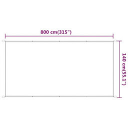 Walplus Vertical Awning Garden Sun Shade Canopy Gazebo For Back Door, Porch, Patio Light Green 140X800 Cm Oxford Fabric - thumbnail 6
