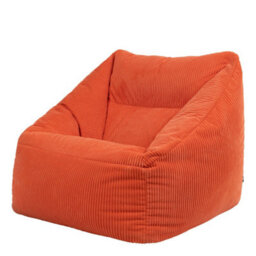 Icon Natalia Cord Armchair Bean Bag, Terracotta - thumbnail 3