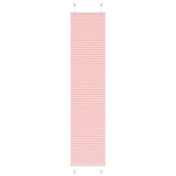 Berkfield Modern Pleated Blind Pink 45X200 Cm Fabric Width 44.4 Cm Polyester - thumbnail 2