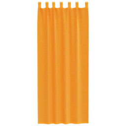Berkfield Voile Curtains With Loops 2 Pcs Orange 140X260 Cm - thumbnail 4