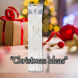 Angel Hair Lametta Christmas Tree Decoration X 1 38Cm X 50Cm White - thumbnail 5