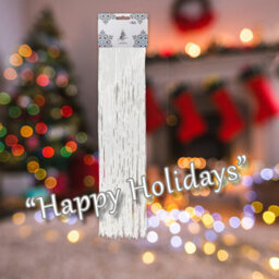 Angel Hair Lametta Christmas Tree Decoration X 1 38Cm X 50Cm White - thumbnail 4